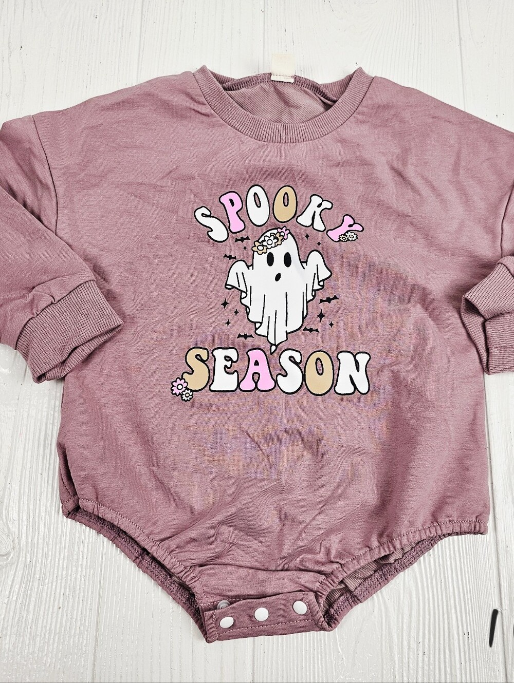 Toddler Girls "Spooky Season" Romper